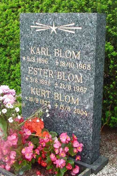 Grave number: BK I     2
