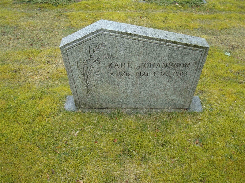 Grave number: BR D   398