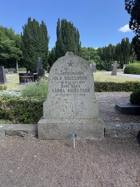 Grave number: TR 4 1    11