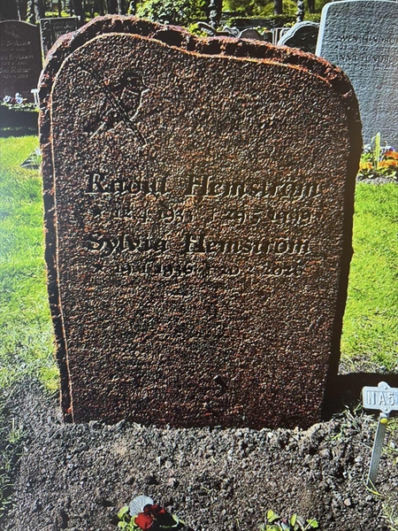 Grave number: 1 NA    57