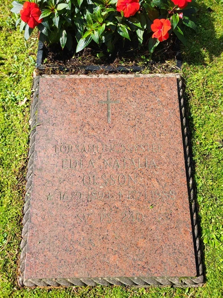 Grave number: H HB    72