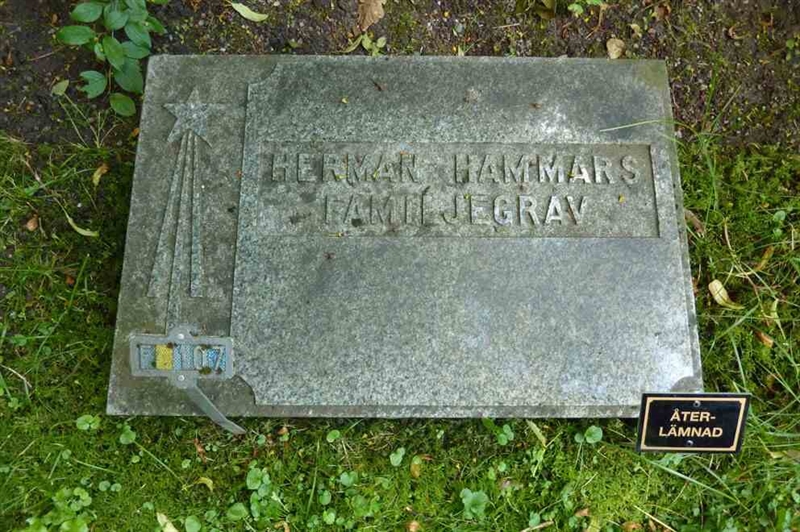 Grave number: 1 F  107