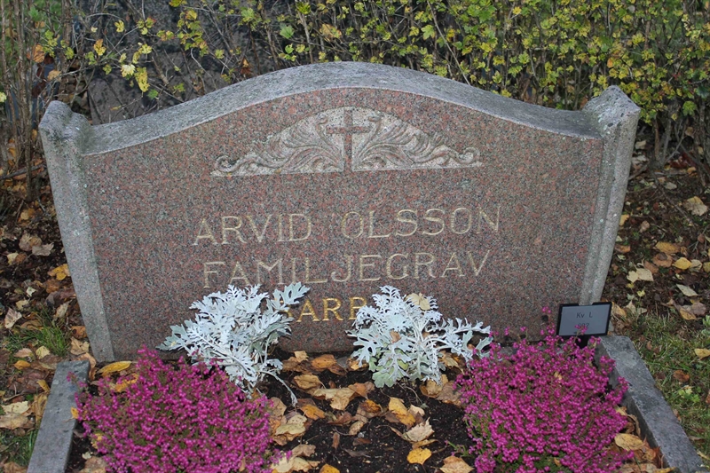 Grave number: A L  602