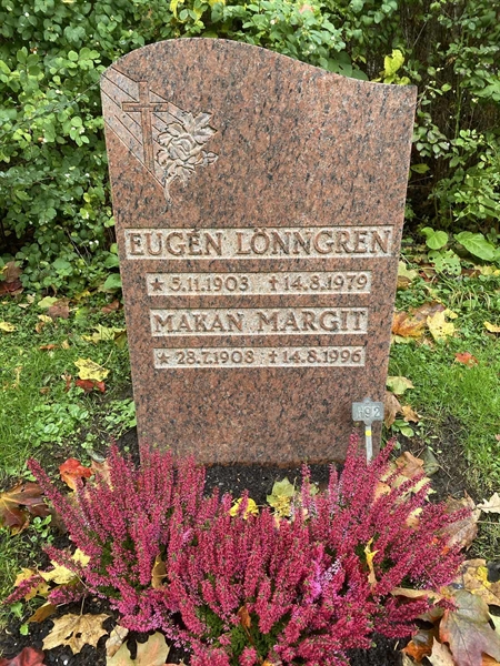 Gravnummer: 1 H    92