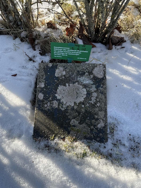 Gravnummer: SJ G   112