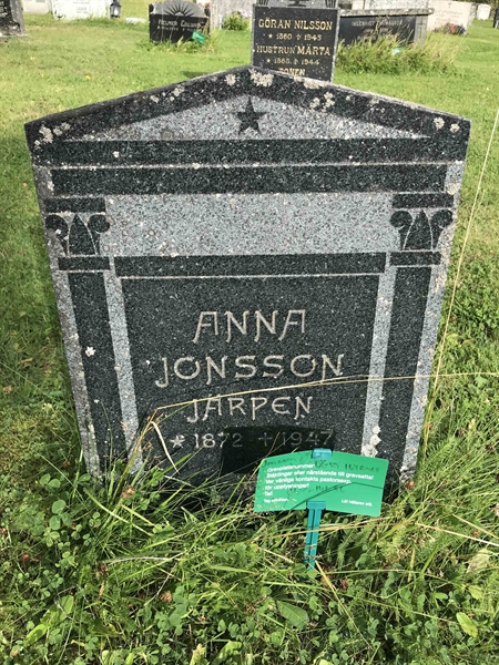 Grave number: UÖ KY   164