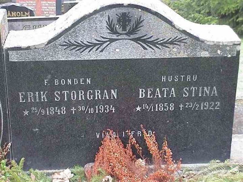 Grave number: 1 GE 01      1A,     1B