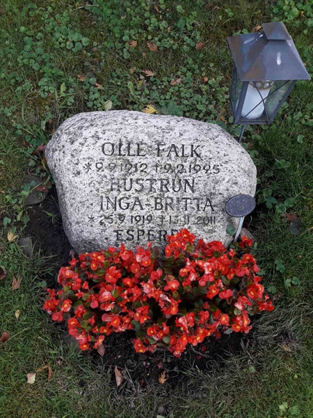 Grave number: BR A   157
