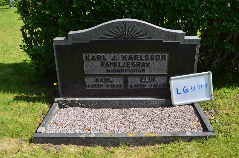 Grave number: LG U    47, 48