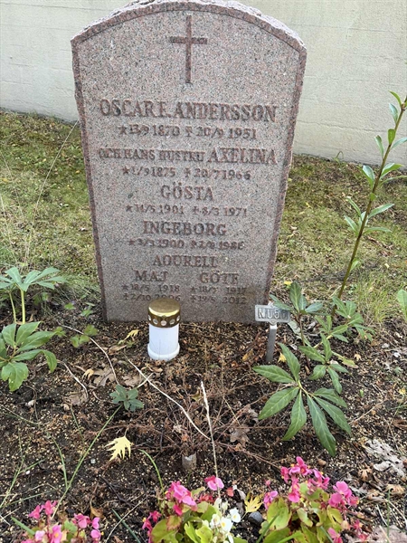 Grave number: 1 NU    56