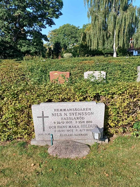 Grave number: OS N   103, 104