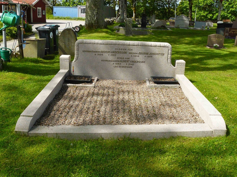 Grave number: Lå G C   408, 409