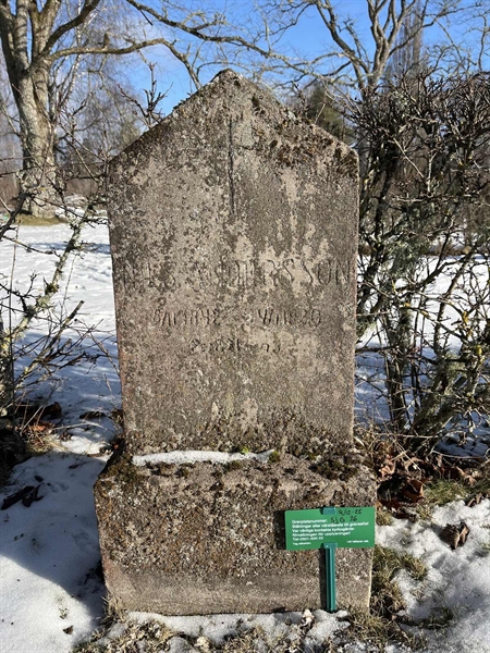 Gravnummer: SJ G    26