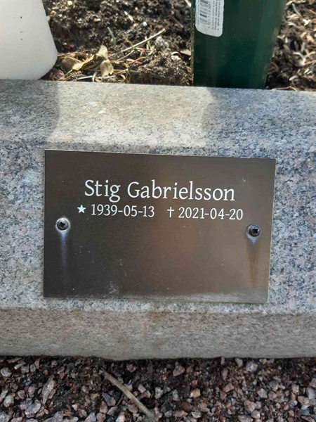 Grave number: A Ask Blå    12