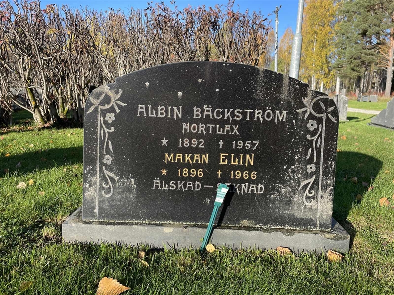 Grave number: 1 D   262Fam