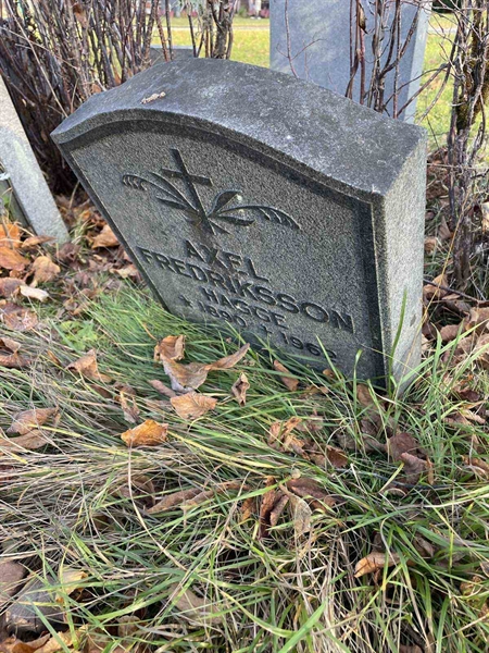 Gravnummer: GK A 3   609