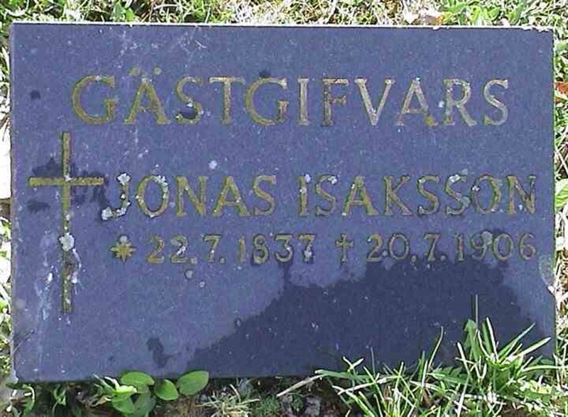 Grave number: 1 GC 15    162