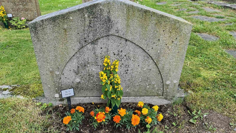 Grave number: M S  154, 155
