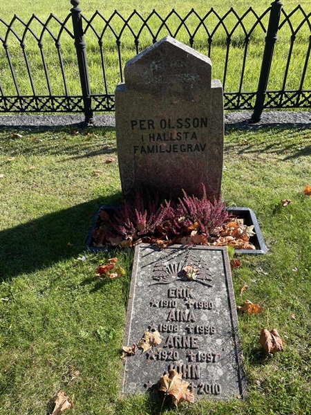 Grave number: H 1    60