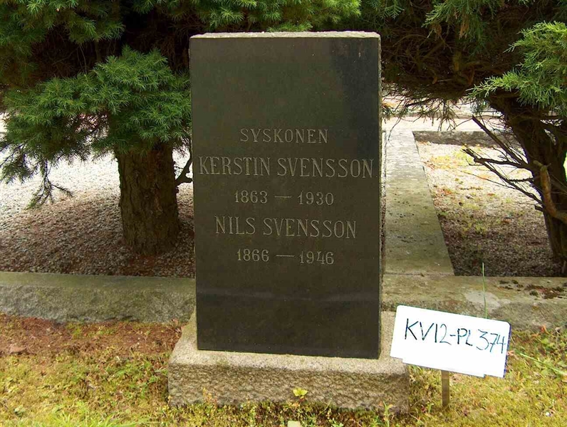 Grave number: HÖB 12   374