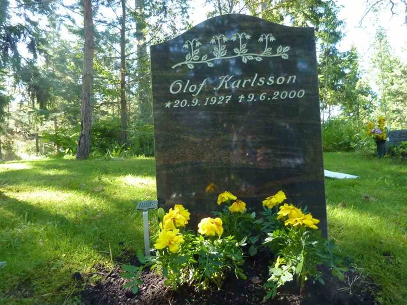 Grave number: 1 BB    8