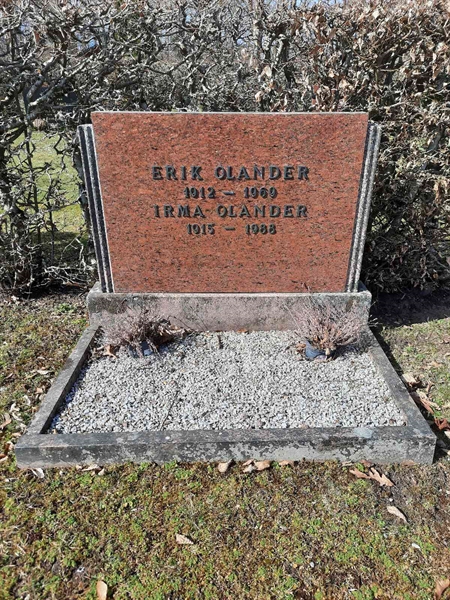 Grave number: ON E   132-133