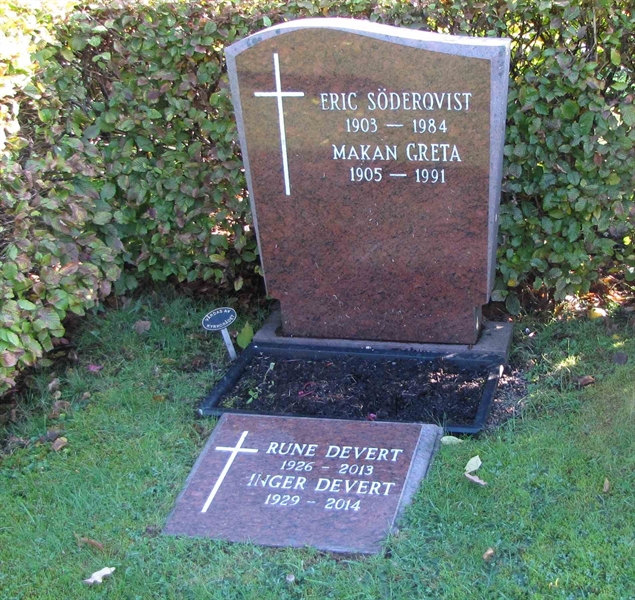 Grave number: HN BJÖRK   123, 124