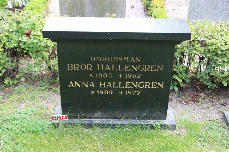 Grave number: Ö U05    43