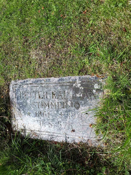 Gravnummer: NK A A   154