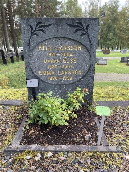 Grave number: NK A 120