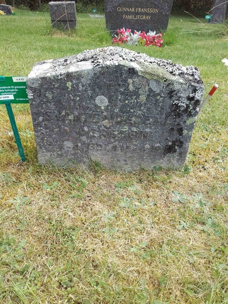 Grave number: VI Ö:A    83