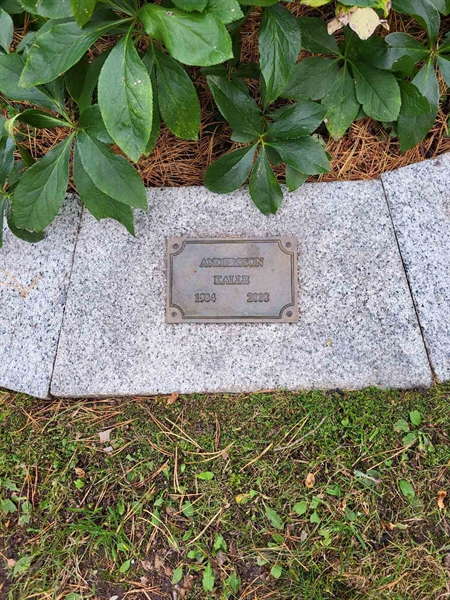 Grave number: H AG    63-64