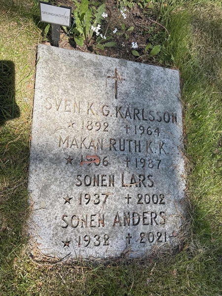 Grave number: 1 NH   202