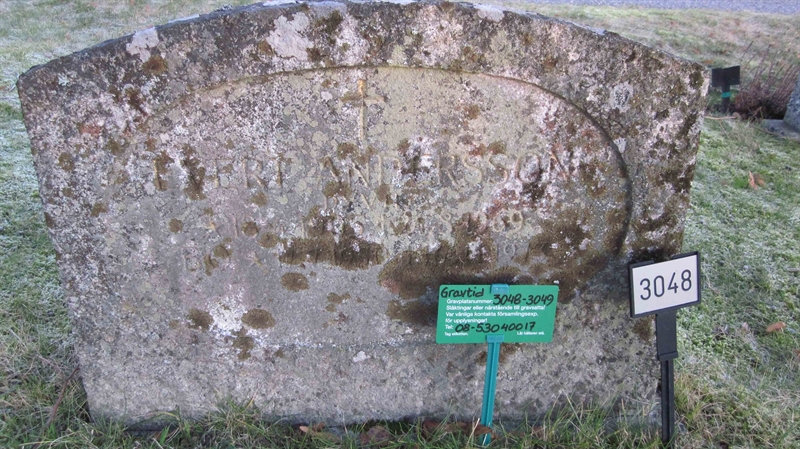 Grave number: KG H  3048, 3049