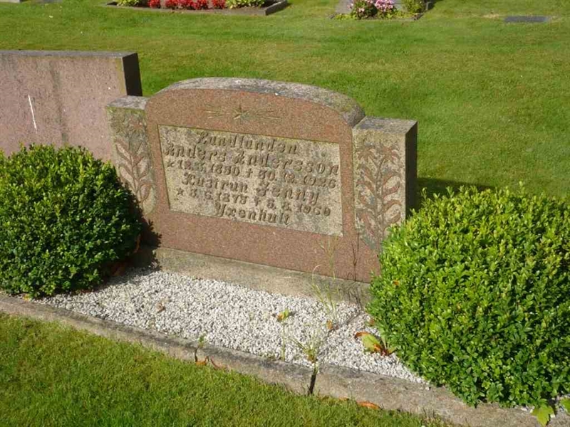 Grave number: SKF B   256, 257