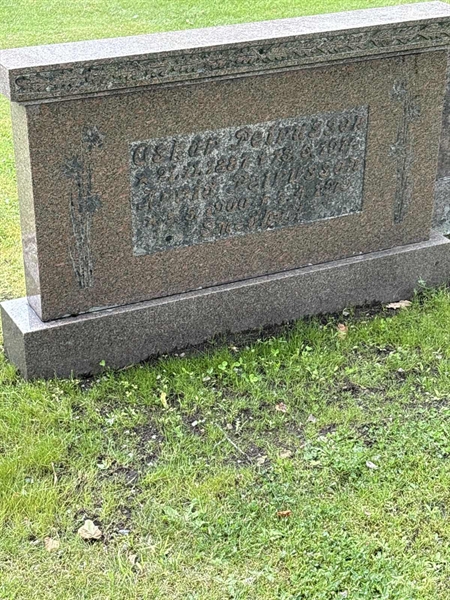 Grave number: SKF D   215, 216
