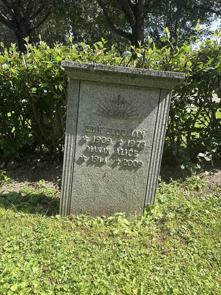 Grave number: H 9     7-8