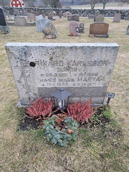 Grave number: KG A   936, 937