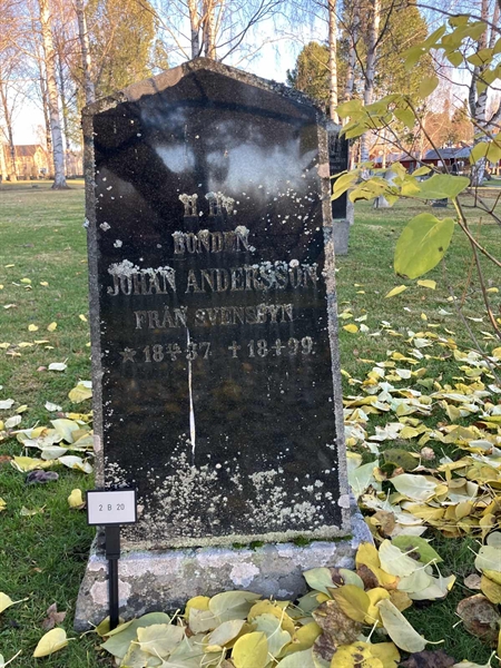 Hautatunnus: 2 B    20