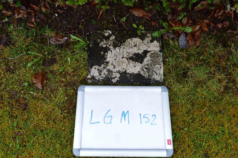 Grave number: LG M   152