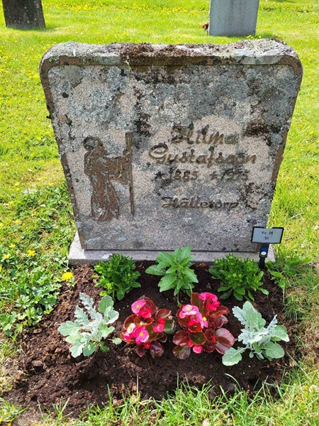 Grave number: kö 01 18    10