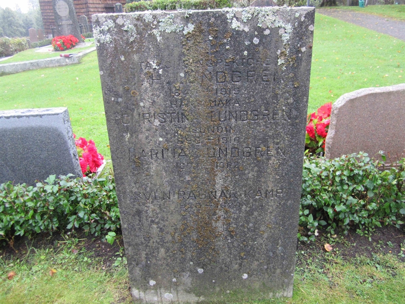 Grave number: 1 03    14