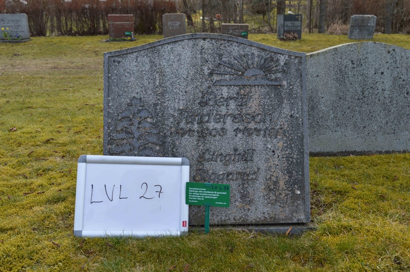 Grave number: LV L    27