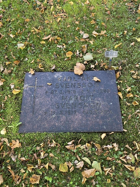 Grave number: 1 H   493