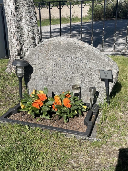 Grave number: 3 N    37