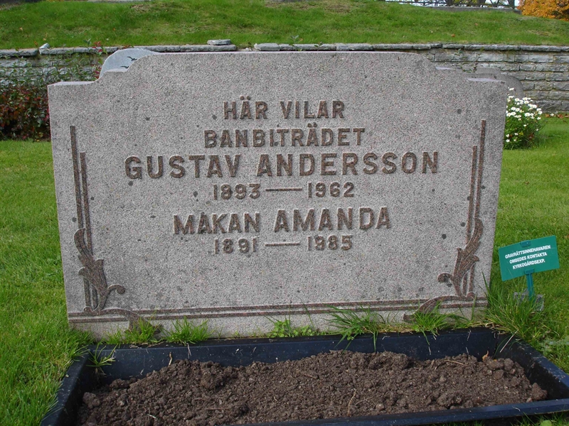 Grave number: B G   91, 92