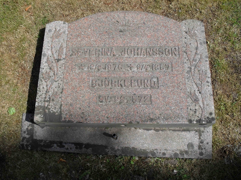 Grave number: JÄ SO    78