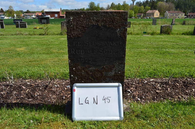 Grave number: LG N    45