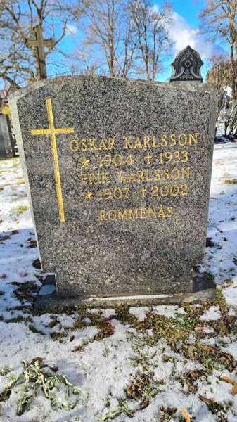 Grave number: M G 01 106