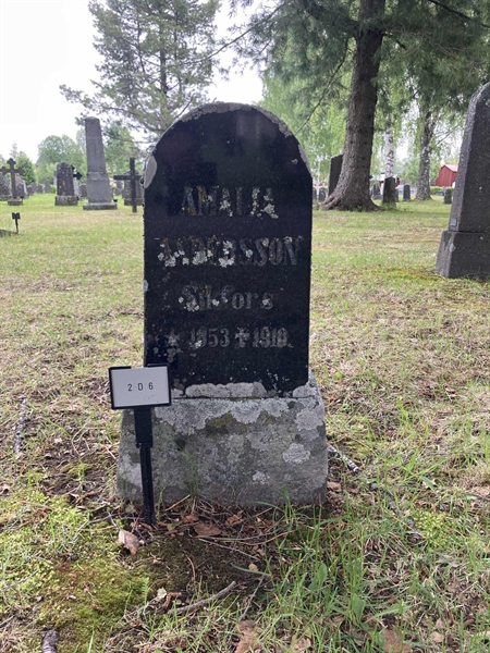 Grave number: 2 D     6